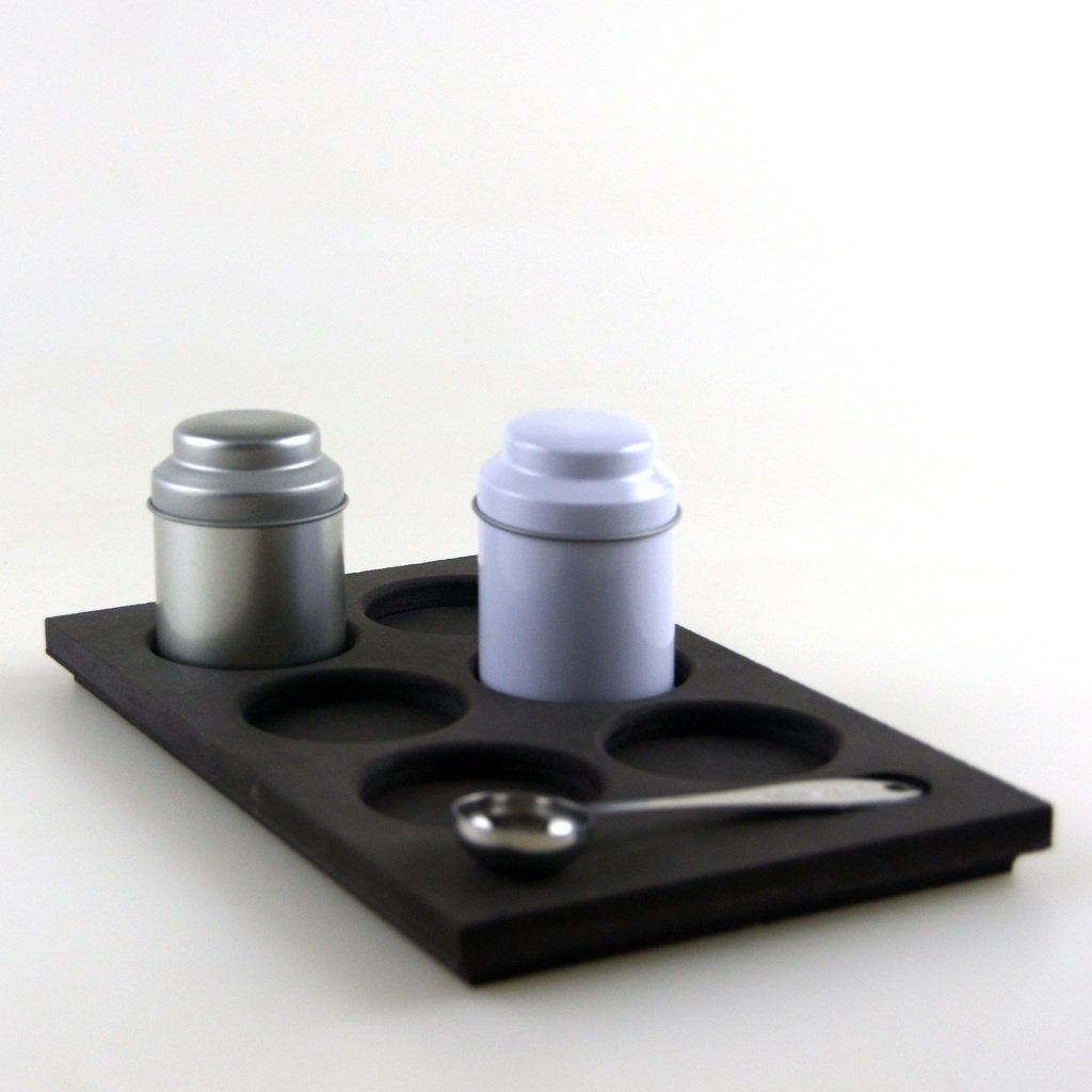 Tea tray 6 tins round - Image 2